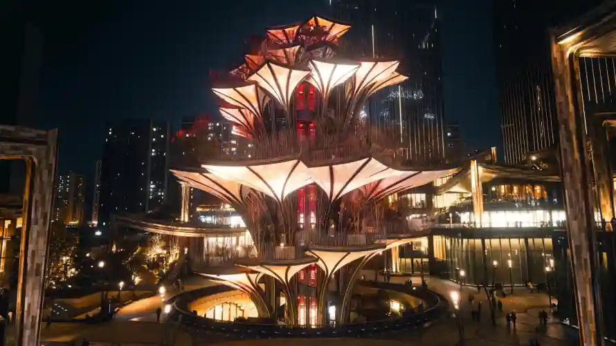 1k地标壁纸-城市 - 夜晚-建筑「哲风壁纸」