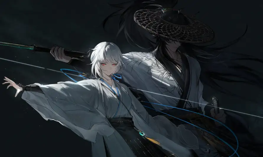 4k动漫壁纸-古风 - 武侠-暗色调「哲风壁纸」