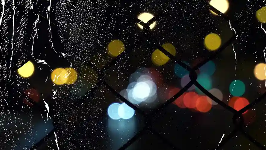 4k光斑壁纸-夜景 - 模糊-水珠「哲风壁纸」