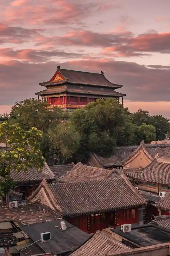 4k中国壁纸 - 北京 - 天空 - 屋顶「哲风壁纸」
