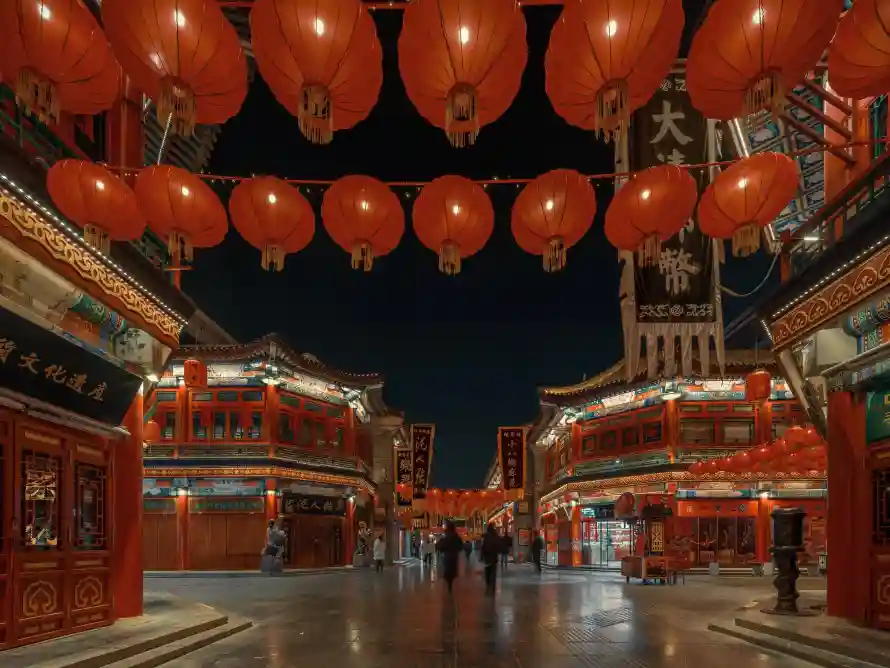 3k中国壁纸-夜晚 - 夜景-天津「哲风壁纸」