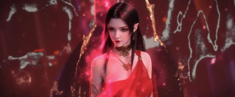 4k玄幻壁纸-魅惑 - 美杜莎-动漫角色「哲风壁纸」