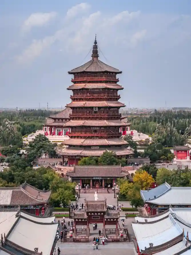 4k佛塔壁纸 - 园林 - 大同 - 山西「哲风壁纸」
