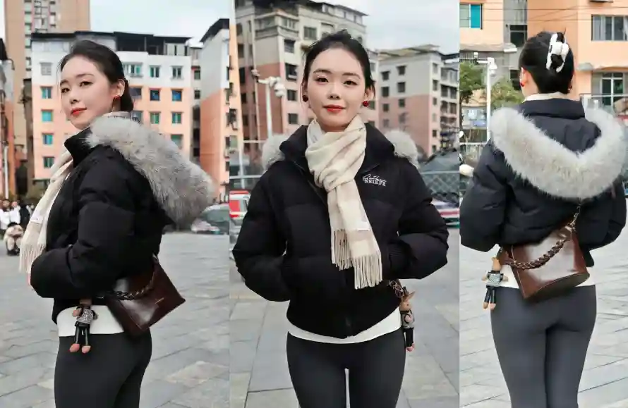 2k围巾壁纸-建筑 - 户外-美女「哲风壁纸」