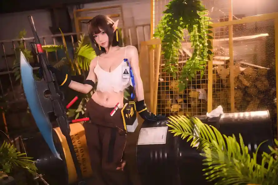 7k植物壁纸-武器 - 猫耳-美女「哲风壁纸」