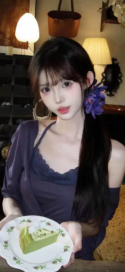 4k壁纸壁纸 - 室内 - 美女 - 耳环「哲风壁纸」