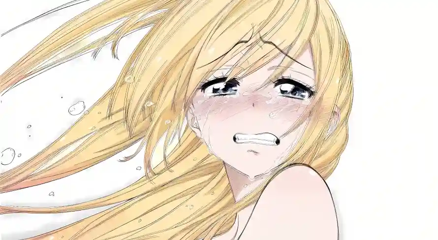 3k哭泣壁纸-少女 - 手绘-泪水「哲风壁纸」