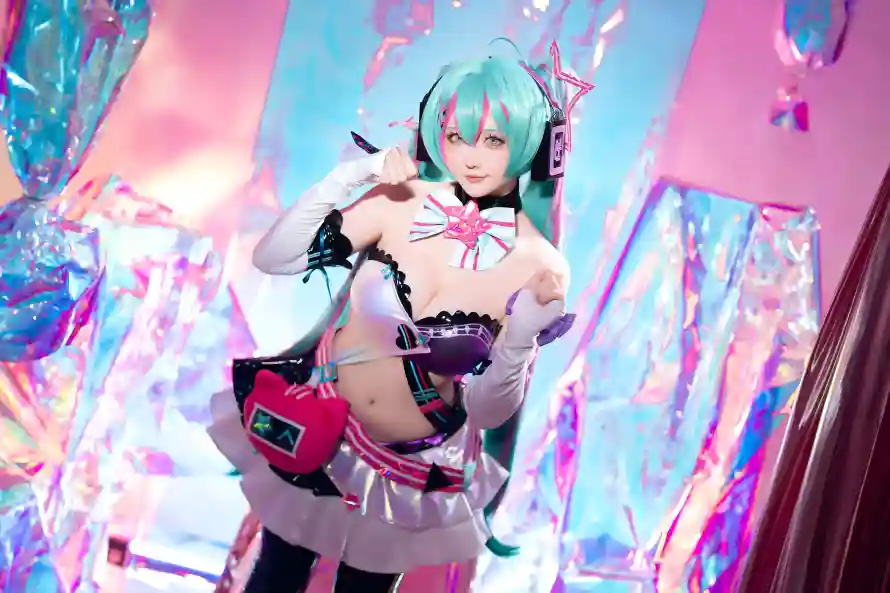 4k美女壁纸-迷人 - cos-初音未来「哲风壁纸」