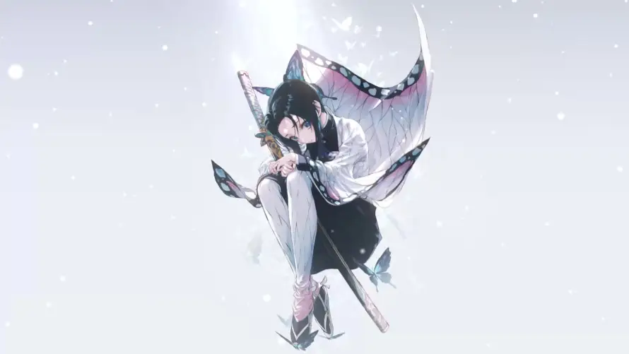 4k少女壁纸-清新 - 羽织-虫柱「哲风壁纸」