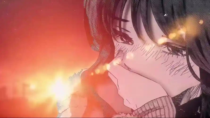 4k侧脸壁纸-光影 - 少女-手绘「哲风壁纸」
