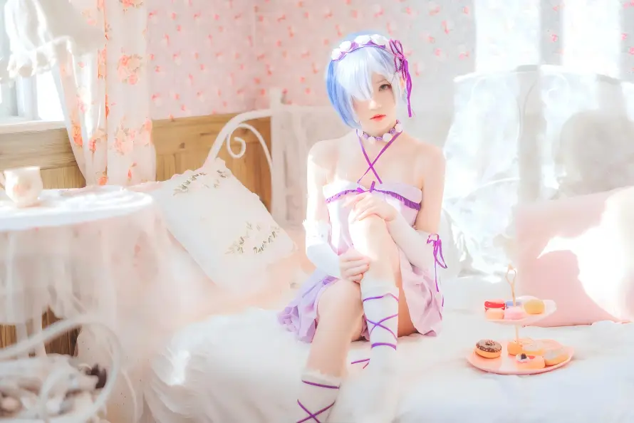 7k卧室壁纸-可爱 - 头饰-少女「哲风壁纸」