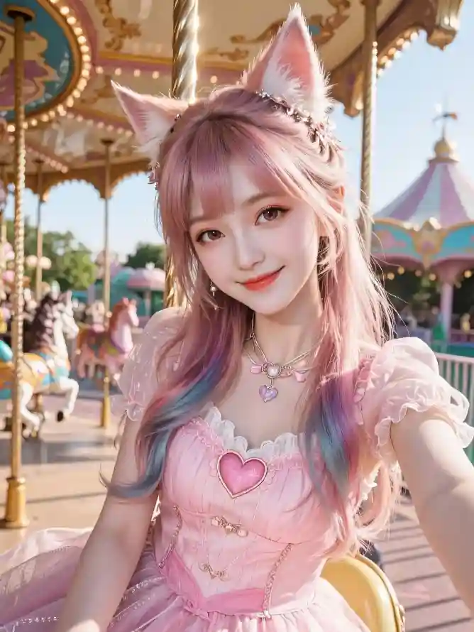 4k发饰壁纸 - 可爱 - 少女 - 性感「哲风壁纸」