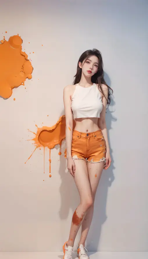 4k美女壁纸 - SFD - 艺术感 - 运动鞋「哲风壁纸」