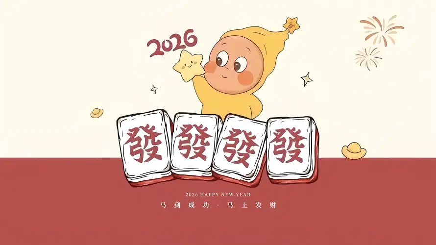 5k卡通壁纸-发财 - 可爱-喜庆「哲风壁纸」