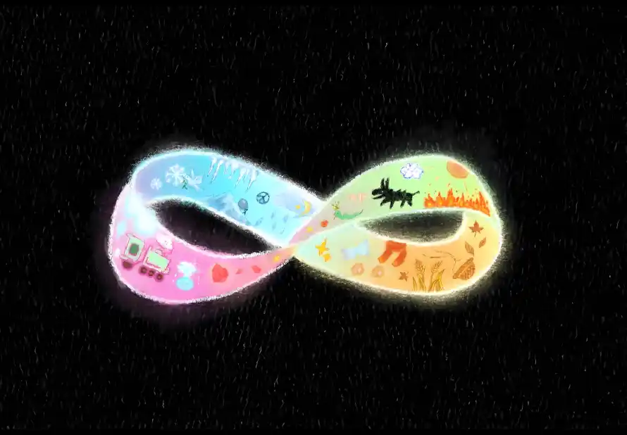 5k创意壁纸-发光 - 夜光-彩色「哲风壁纸」