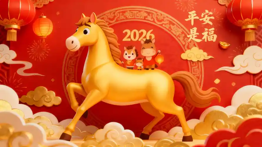 2k喜庆壁纸-快乐 - 新年-新春「哲风壁纸」