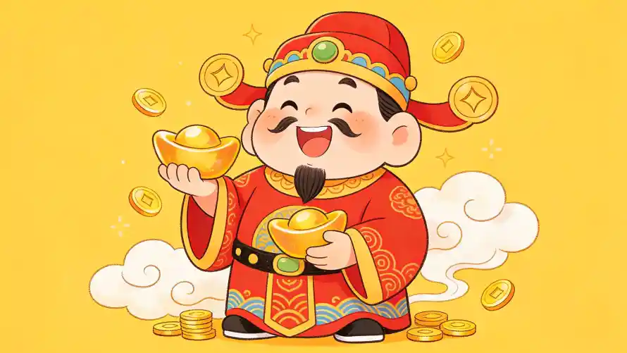 2k吉祥壁纸-喜庆 - 招财-新年「哲风壁纸」