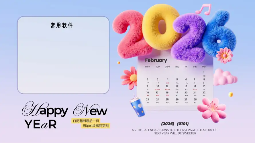 4k云朵壁纸-壁纸 - 新年-日历「哲风壁纸」