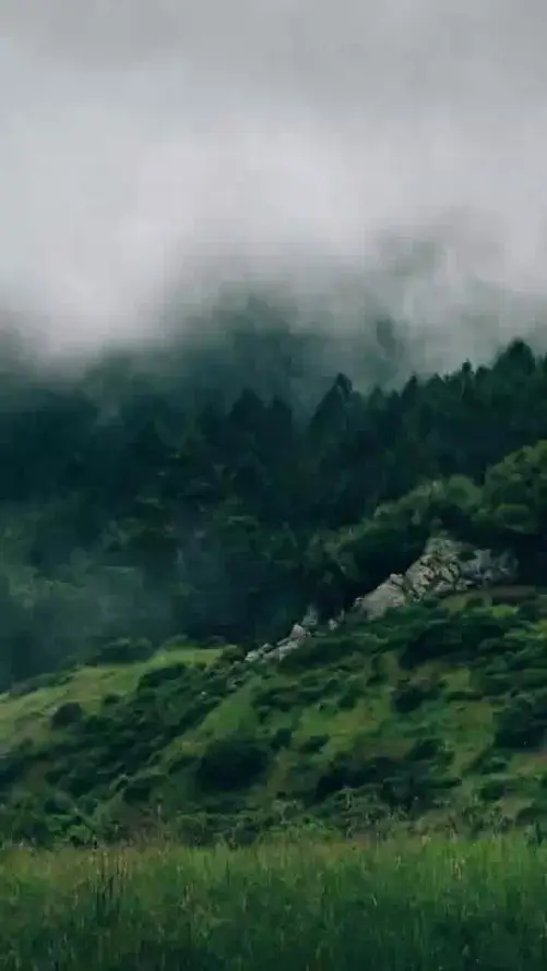4k云雾壁纸 - 山丘 - 山峦 - 岩石「哲风壁纸」