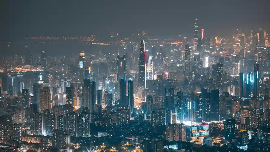 4k壁纸壁纸 - 夜晚 - 灯光 - 电脑「哲风壁纸」