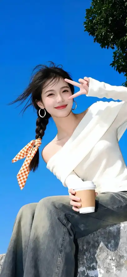 4k休闲壁纸 - 户外 - 清新 - 美女「哲风壁纸」