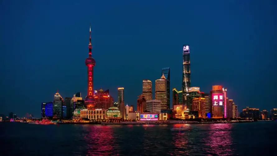 4k上海壁纸-夜晚 - 沪景-烟火「哲风壁纸」