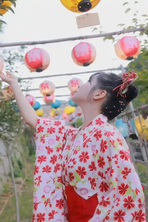 4k写真壁纸 - 发髻 - 和服 - 女性「哲风壁纸」