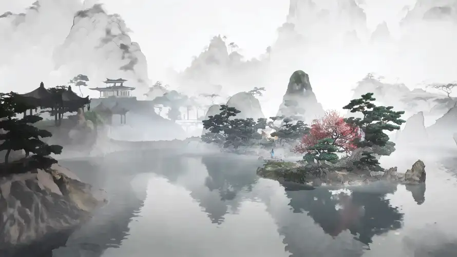 4k云雾壁纸-古建 - 国风-山峰「哲风壁纸」