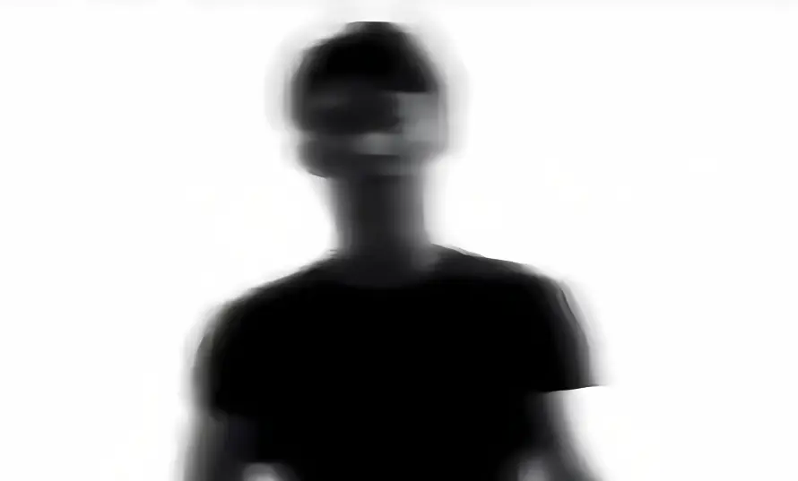 2k模糊感壁纸-黄金鱼 - 人像剪影-人物轮廓「哲风壁纸」