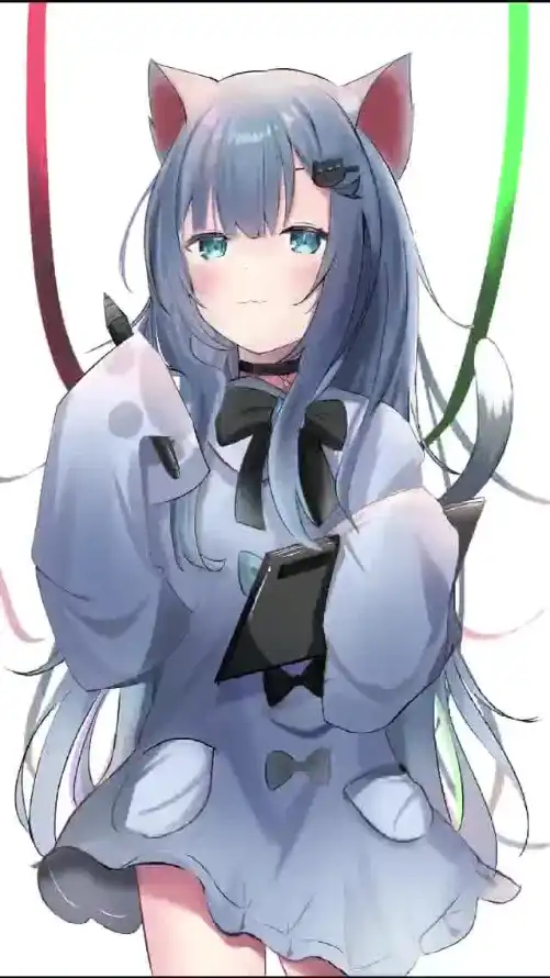 4k丝带壁纸 - 兽耳 - 可爱 - 少女「哲风壁纸」