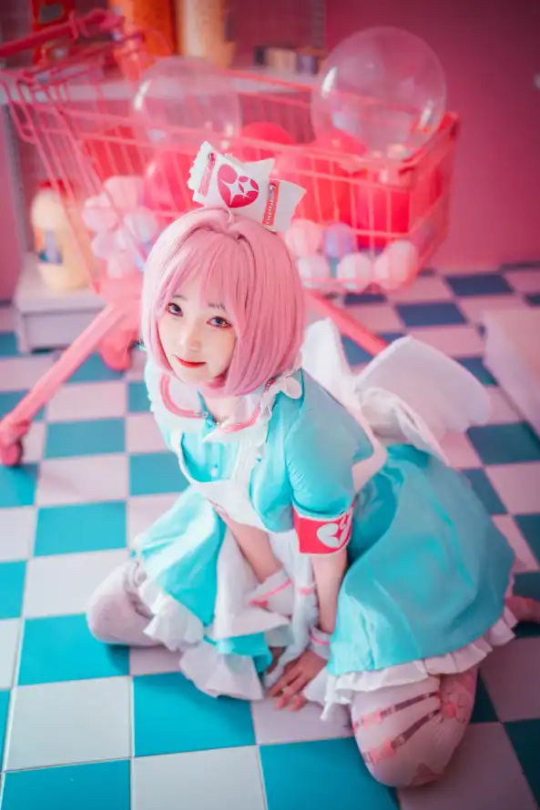 4k可爱壁纸 - 少女 - 气球 - 甜美「哲风壁纸」