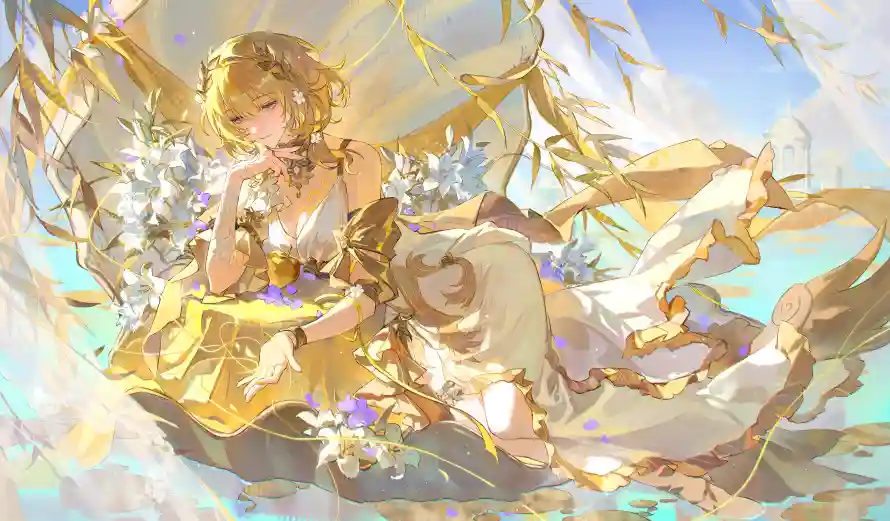 7k天空壁纸-崩铁 - 花朵-暖色调「哲风壁纸」
