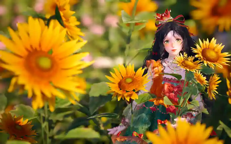 3k可爱壁纸-暖暖 - 花丛-花海「哲风壁纸」