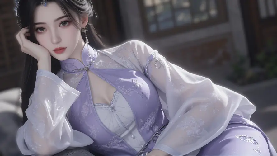 8k仙侠壁纸-仙逆 - 柔美-红唇「哲风壁纸」
