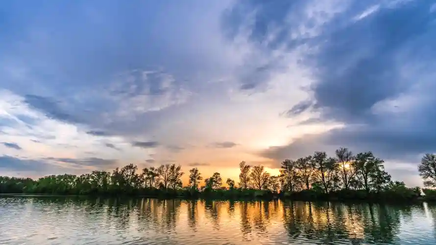 4k云彩壁纸-傍晚 - 光影-夕阳「哲风壁纸」