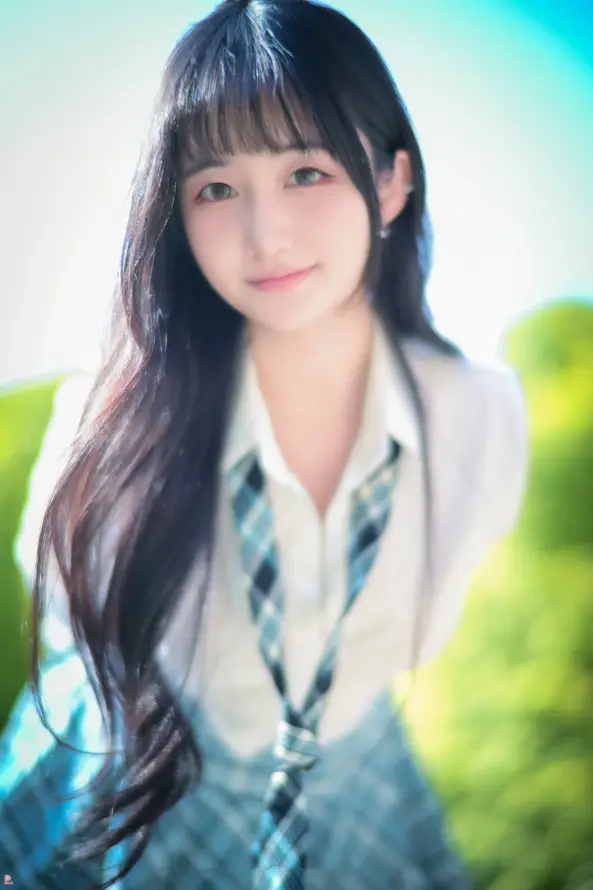 4k制服壁纸 - 女生 - 微笑 - 户外「哲风壁纸」