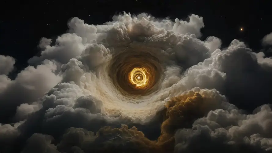 4k云层壁纸-云眼 - 天体-太空「哲风壁纸」