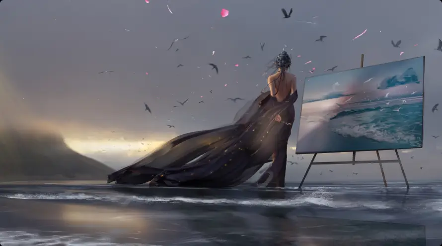 2k天空壁纸-海景 - 海洋-海边「哲风壁纸」