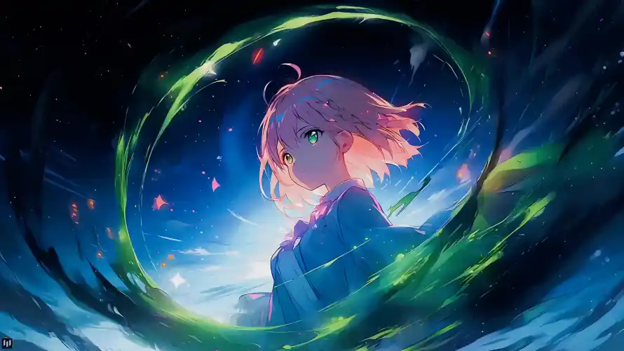 4k发光壁纸-夜空 - 星光-星空「哲风壁纸」