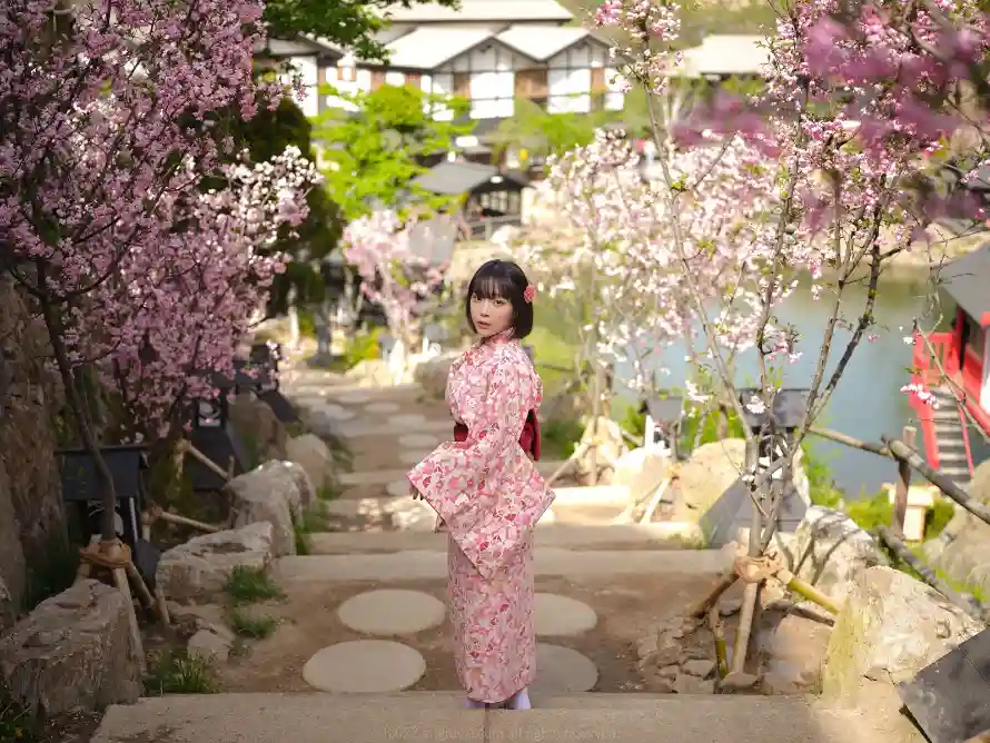 2k人物壁纸-写真 - 和服-和风「哲风壁纸」