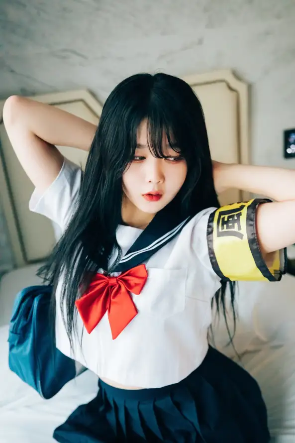 4k写真壁纸 - 卧室 - 少女 - 慵懒「哲风壁纸」