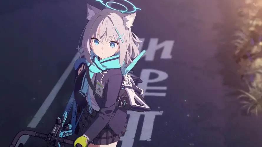 4k光影壁纸-少女 - 枪械-猫耳「哲风壁纸」