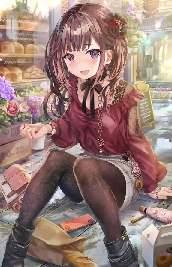 4k女孩壁纸 - 少女 - 杂物 - 甜美「哲风壁纸」