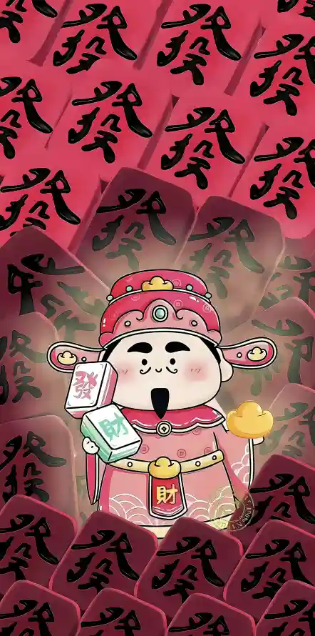 4k元宝壁纸 - 发财 - 吉祥 - 喜庆「哲风壁纸」