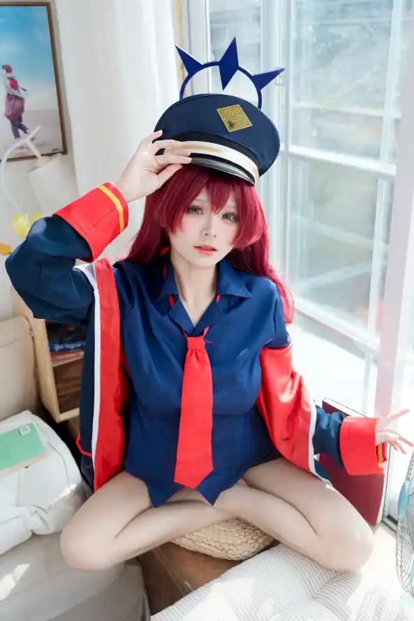 4k制服壁纸 - 坐姿 - 居家 - 性感「哲风壁纸」