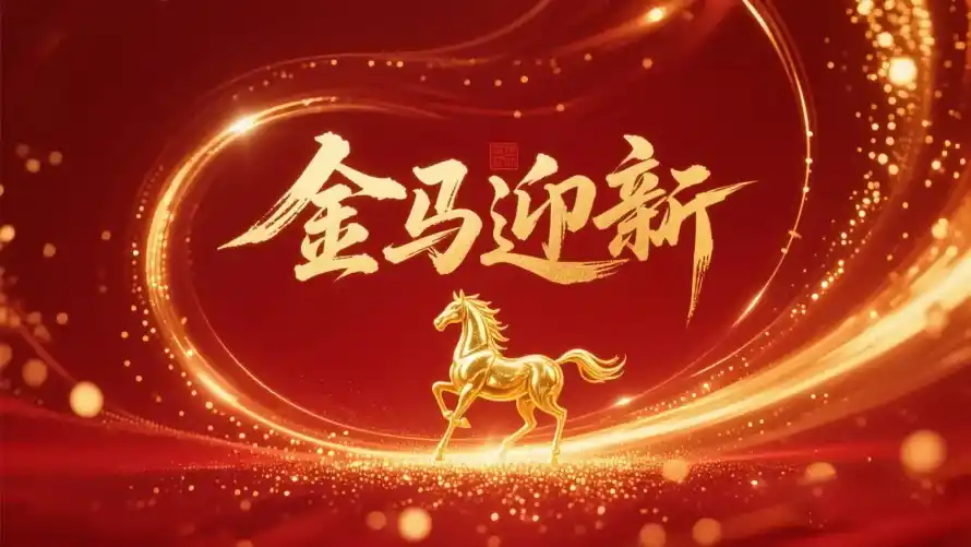 2k光效壁纸-马年 - 中国风-传统纹样「哲风壁纸」