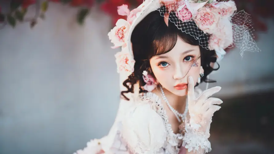 4k优雅壁纸-典雅 - 复古-少女「哲风壁纸」