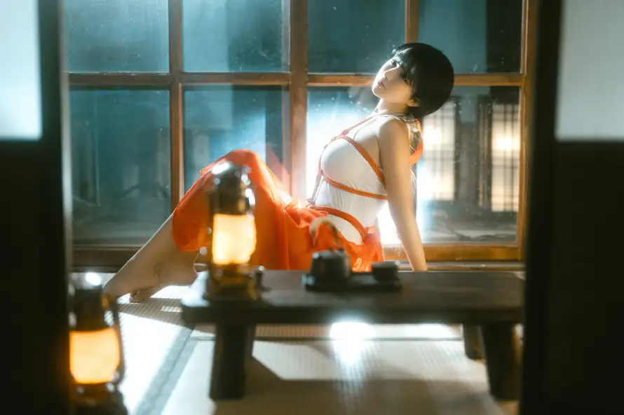 4k和服壁纸 - 坐姿 - 复古 - 女性「哲风壁纸」