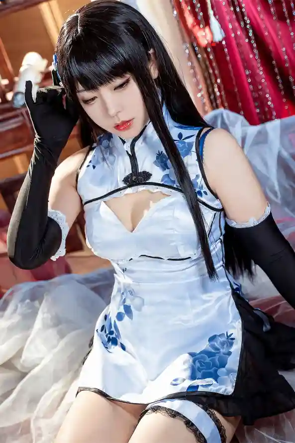 4k写真壁纸 - 古风 - 旗袍 - 长发「哲风壁纸」
