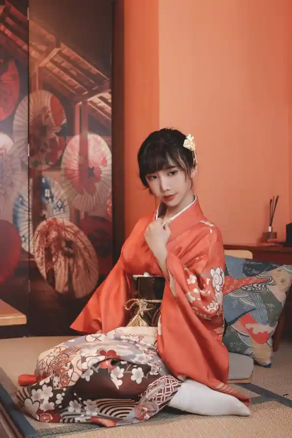 4k和服壁纸 - 感 - 和风 - 坐姿「哲风壁纸」